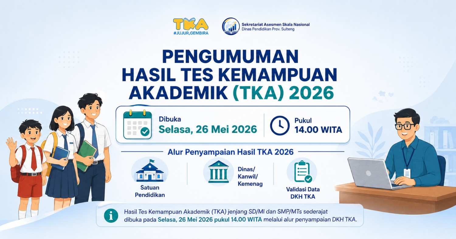 Pengumuman Hasil Tes Kemampuan Akademik (TKA) 2026