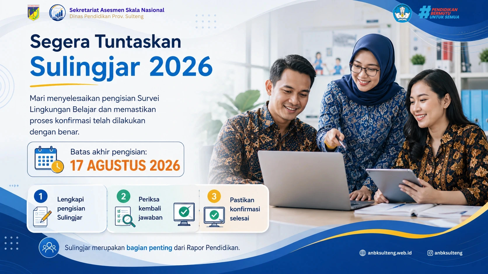 Segera Tuntaskan Pengisian Sulingjar 2026